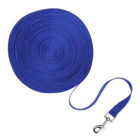 Dog Leash Long Obedience Recall Foot Feet Training Lead 6/15/23/33/50/100 FT (Option: 6 FT-Blue)